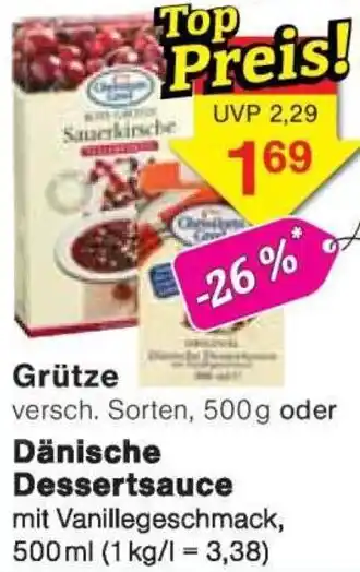 Jawoll Grütze oder Dänische Dessertsauce Angebot