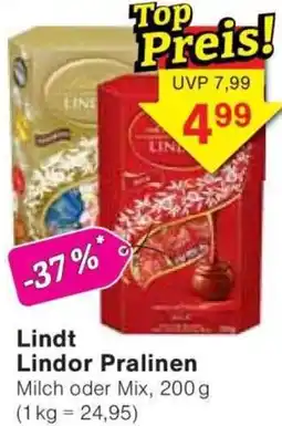 Jawoll Lindt Lindor Pralinen Angebot