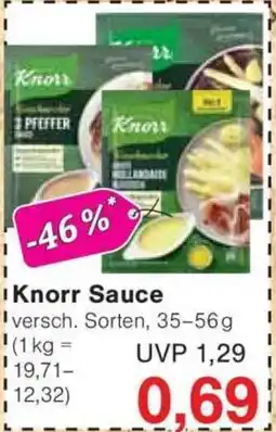 Jawoll Knorr Sauce Angebot
