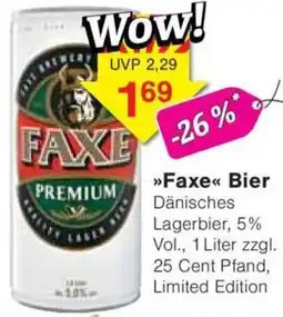 Jawoll Faxe Bier Angebot