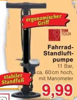 Jawoll TIM TOUR Fahrrad Standluftpumpe Angebot