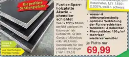 Jawoll Furnier-Sperrholzplatte Akaziephenolbeschichtet Angebot