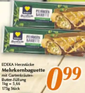 inkoop EDEKA Herzstücke Mehrkornbaguette Angebot