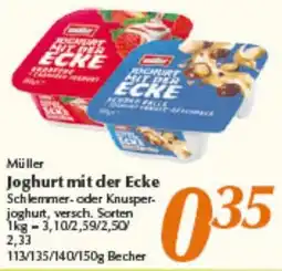 inkoop Müller Joghurt mit der Ecke Angebot