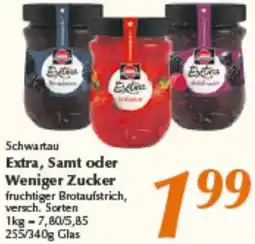 inkoop Schwartau Extra, Samt oder Weniger Zucker Angebot