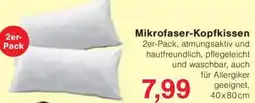 Jawoll Mikrofaser-Kopfkissen Angebot