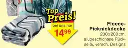 Jawoll Fleece Picknickdecke Angebot