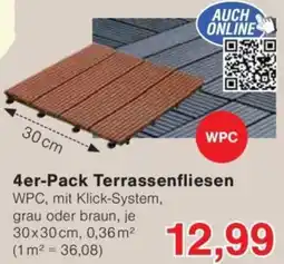 Jawoll 4er-Pack Terrassenfliesen Angebot