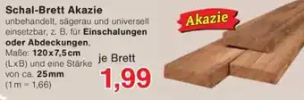 Jawoll Schal-Brett Akazie Angebot