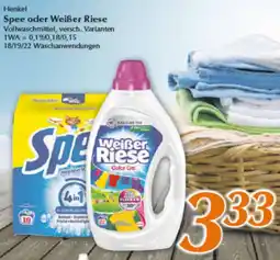 inkoop Henkel Spee oder Weißer Riese Angebot