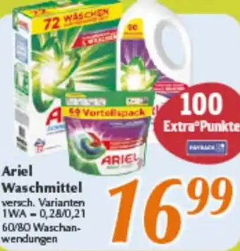 inkoop Ariel Waschmittel Angebot