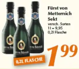 inkoop Fürst von Metternich Sekt Angebot