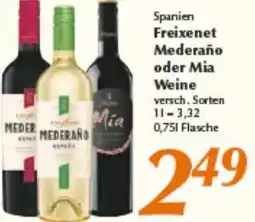 inkoop Spanien Freixenet Mederaño oder Mia Weine Angebot