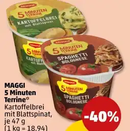 PENNY Maggi 5 Minuten Terrine Spaghetti Bolognese Angebot