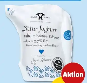 PENNY Hemme Milch Natur Joghurt Mild Angebot