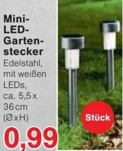 Jawoll Mini LED Gartenstecker Angebot