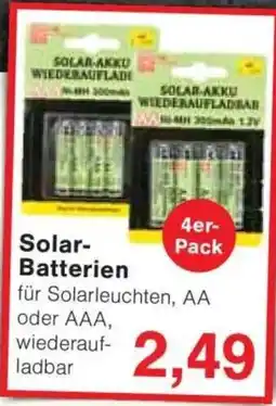 Jawoll Solar Batterien Angebot