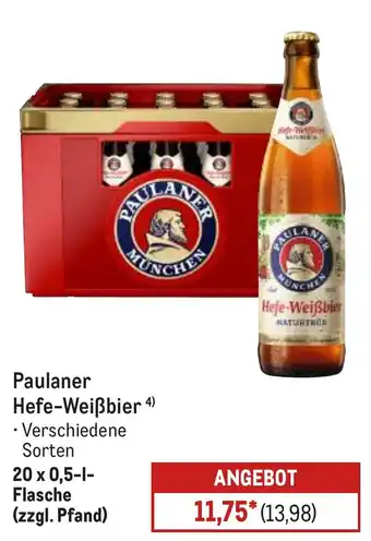 METRO Paulaner Hefe-Weißbier Angebot