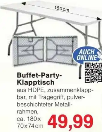 Jawoll Buffet-Party Klapptisch Angebot