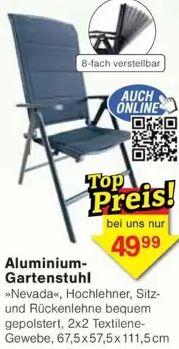 Jawoll Aluminium Gartenstuhl Angebot