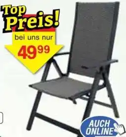Jawoll Aluminium-Gartenstuhl Polyrattan Angebot