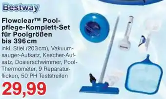 Jawoll Bestway Flowclear Poolpflege-Komplett-Set für Poolgrößen bis 396 cm Angebot