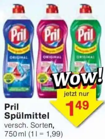 Jawoll Pril Spülmittel Angebot