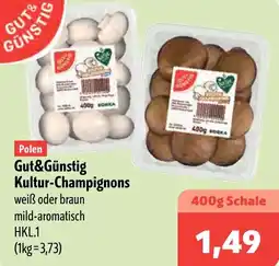 Aktiv Irma Gut&Günstig Kultur-Champignons Angebot