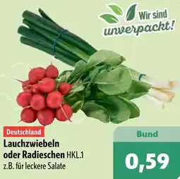 Aktiv Irma Lauchzwiebeln oder Radieschen Angebot
