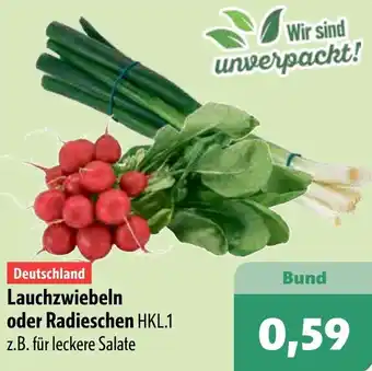 Aktiv Irma Lauchzwiebeln oder Radieschen Angebot