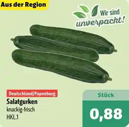 Aktiv Irma Salatgurken Angebot