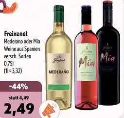 Aktiv Irma Freixenet Mederano oder Mia Weine Angebot