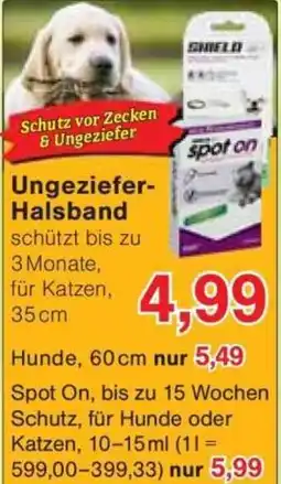 Jawoll Ungeziefer Halsband Angebot
