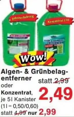Jawoll Algen- & Grünbelagentferner Angebot