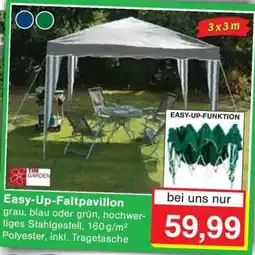 Jawoll TIM GARDEN Easy-Up-Faltpavillon Angebot