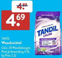 Aldi Süd TANDIL Waschmittel Angebot