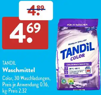 Aldi Süd TANDIL Waschmittel Angebot
