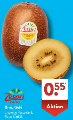 Aldi Süd Zespri Kiwi, Gold Angebot