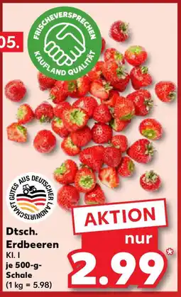 Kaufland Dtsch. Erdbeeren Angebot