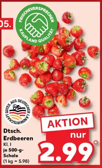 Kaufland Dtsch. Erdbeeren Angebot