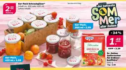 NETTO Dr. oetker 6er-pack schraubgläser oder gelierzucker für erdbeer-konfitüre Angebot