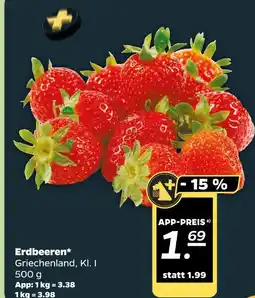 NETTO Erdbeeren Angebot