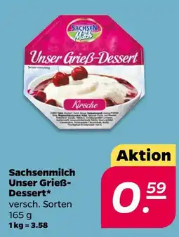 NETTO Sachsenmilch unser grieß-dessert Angebot