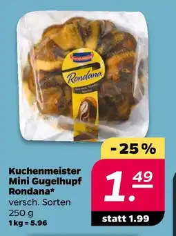 NETTO Kuchenmeister mini gugelhupf rondana Angebot