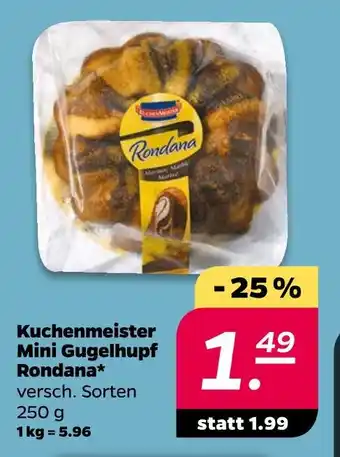 NETTO Kuchenmeister mini gugelhupf rondana Angebot