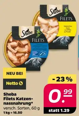 NETTO Sheba filets katzennahrung Angebot