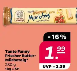 NETTO Tante fanny frischer butter-mürbeteig Angebot