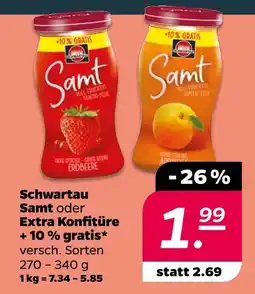 NETTO Schwartau samt oder extra konfitüre Angebot