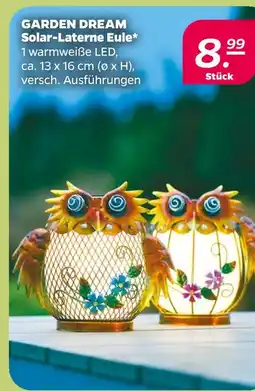 NETTO Garden dream solar-laterne eule Angebot