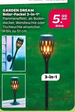 NETTO Garden dream solar-fackel 3-in-1 Angebot
